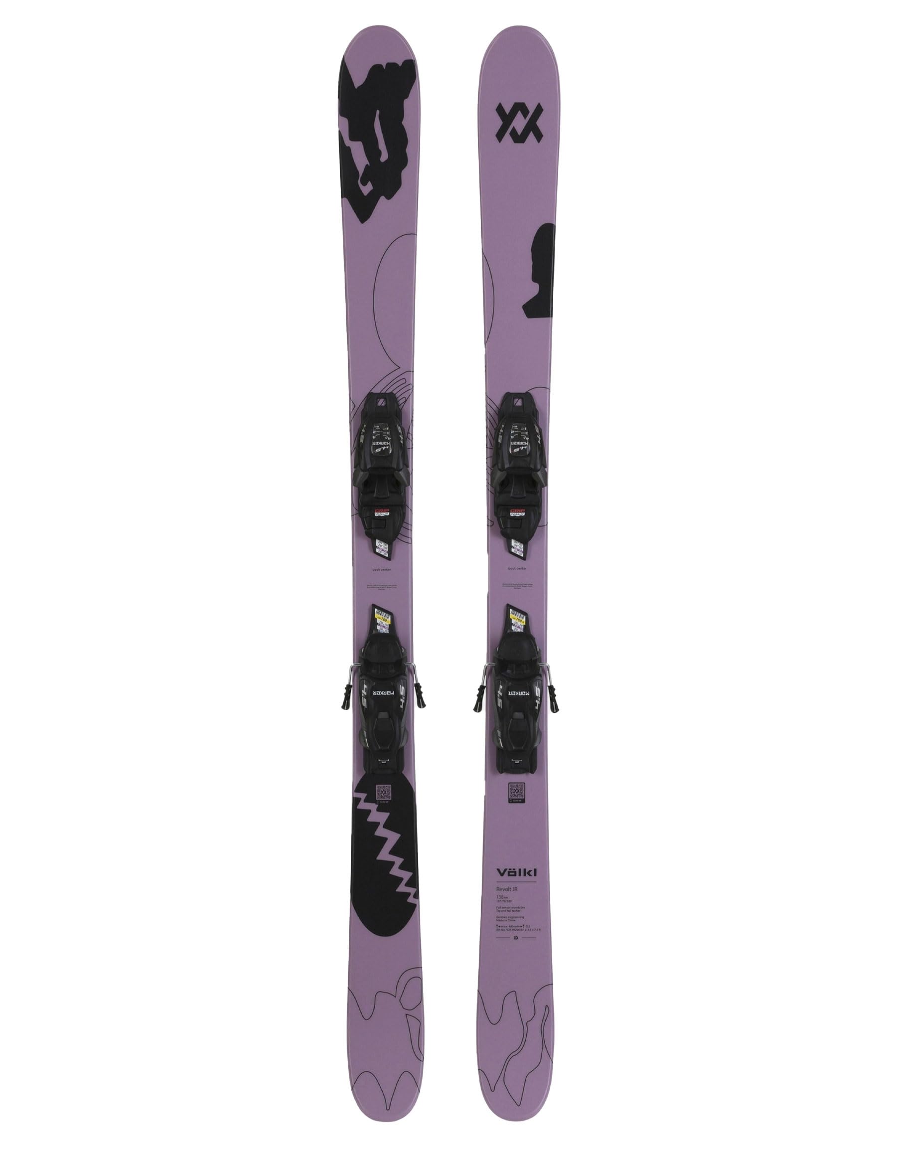 Amazon.com : Volkl Revolt JR Urban Skis 2026 w/4.5 vMotion JR R